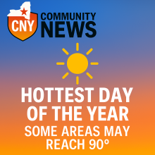 Hottest day of the year so far.